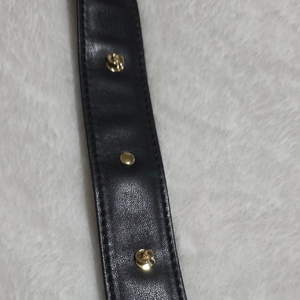 Ted Baker Black Crossbody‎ Bag with Gold Accents